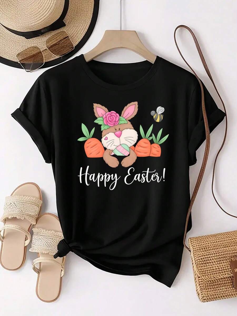 Women Outdoor Tees & Tanks - Black - View 1