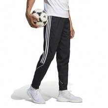 Adidas Men's Soccer Training Trousers With Tapered Legs And Slim-Fit Design - Black - View 4