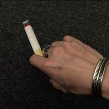 1个逼真仿真香烟雪茄模型玩具，创意恶搞礼物道具，适合角色扮演、生日/情人节礼物 - 彩色 - 查看 6