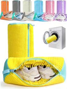 Home Cleaning Magic 1/2 Packs - 360° Use It To Clean In The Washing Machine. Suitable For All Shoe Types - Prevents Deformation And Preserves The Original Shape Of The Shoes. Can Be Machine Washed And Air-Dried. - Multicolor - View 2