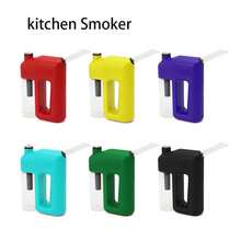 1Pc Compact USB Kitchen Smoker - Portable Food Smoker Meat, Seafood & Cheeses - Rechargeable Design - Blue - 查看 4