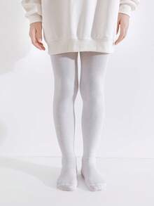 1 PC All-Season Solid Mid-Thickness Baby Toddler Leggings Socks – Children Girl Kid Tights For All-Season Wear - Multicolor - View 17