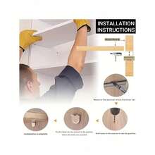 10pcs Metal Shelf Support Pegs - Easy Install Cabinet Shelf Brackets For Kitchen, Wardrobe, Closet, Bookshelf - Versatile Shelving Hardware Anchors - Nhiều màu - Xem 5