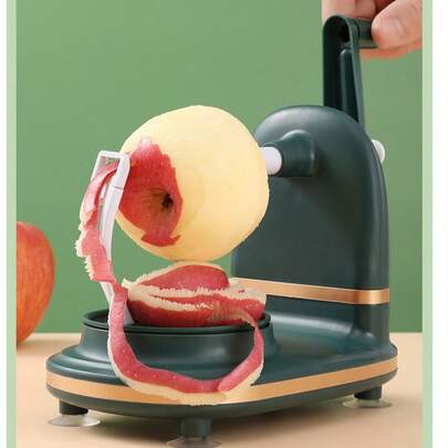 قشارة تفاح يدوية: قشارة عملية آلية مناسبة للاستخدام المنزلي - مثالية لتقشير الفواكه والتفاح