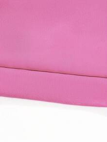 Women's Black Rhinestone Winged Glitter Sweatshirt Sweatshirt, Cute Women's Sweatshirt For Fall, Back To School - Pink - View 4