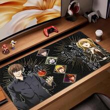XL 700X300 Anime Mousepad HD Printing Computer Gamers Locking Lock Edge Mouse Pad XXL 900x400mm Keyboard PC Desk Pad - BLACK-8 - View 11