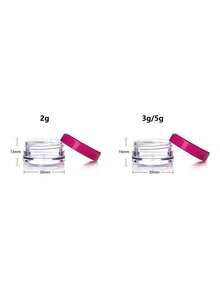 10pcs Cream, Skincare, Personal Care, Toiletry And Multi-Purpose Refillable Containers - Multicolor - View 10