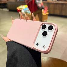 粉色简约皮革纹理纯色时尚手机壳,兼容 17 Pro Max/17 Pro/17 Air/17/16 Pro Max/16 Pro/16/16 Plus/16e/15/15 Pro Max/15 Pro/15 Plus/11/12/13/14 Pro Max/XS/XR/11 Pro/11 Pro Max/12 Pro/12 Pro Max/13 Pro/13 Pro Max/7 Plus/14 Pro/14 Pro Max/14 Plus/7 Plus/8 Plus/8/SE2,创意设计,男女皆宜,春季生日礼物之选。 - 粉色 - 查看 6