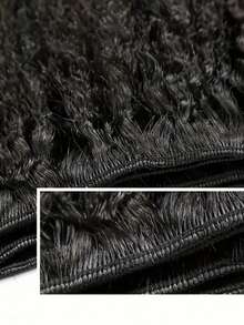 1 Bundles Kinky Straight Human Hair 16-32inch Yaki Straight 100% Unprocessed Remy Virgin Hair Double Weft Extensions - Natural Black For Women, All Ethnicities - Natural Black - View 7