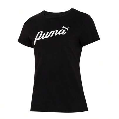 Puma Camiseta de mujer, camiseta de manga corta suave, camiseta con estampado ESS+ BLOSSOM, camiseta de manga corta ligera y casual para deportes al aire libre 682127-01