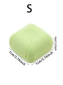 1pc Creative Soap Dish With Cover, Sealed Soap Box, Portable Soap Container, Bathroom Soap Holder - Soap Storage Box - View 3