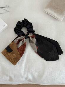 秋冬新款水染发圈，小众高端设计感，时尚百搭，可扎马尾辫 - 彩色 - 查看 8