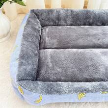 Cama para mascotas, adecuada para perros, gatos y otras pequeñas mascotas, suave, resistente a la suciedad, protege la piel del animal y es lavable. - Azul - Ver 6