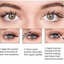 30对混合装防过敏假睫毛 - 自然款，带飞扬蓬松猫眼睫毛，散发迷人魅力 - 眼尾拉長款 - 查看 7