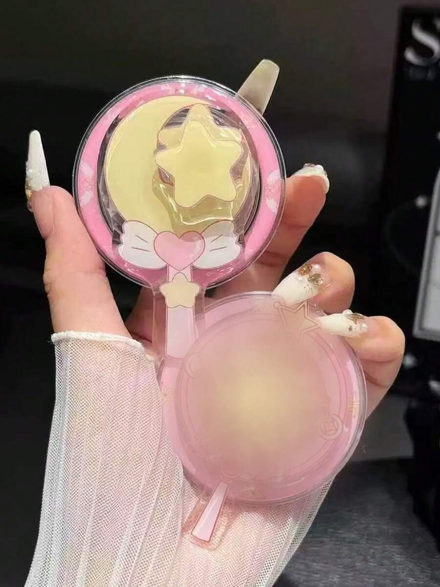 1个可爱女孩旋转魔法棒/仙女棒磁性手机支架，可调节Magsafe强力吸附按压支架，兼容和安卓手机，生日礼物，送给家人和朋友的礼物，生日推拉式手机支架 - 彩色 - 查看 1