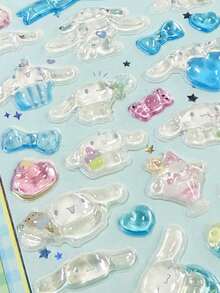 Cute Japanese Style Fashionable Heart-Shaped Stickers - Multicolor - View 2