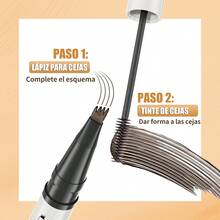 TendenciaKit Rimel Transparente Delineador Y Lápiz Cejas Liquido 4dCalidad premium - 1 - Ver 4