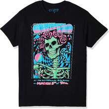 Liquid Blue Unisex-Adult StandardBertha Blacklight T-Shirt - 黑色 - 查看 1