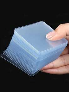 10/50片装加厚双面胶带，透明可移除纳米胶带，适用于悬挂物品、家居、地毯，纳米双面粘钩 - 隨機風格 - 查看 10