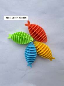 4 quả bóng giặt hình cá nhỏ xinh xắn, giúp quần áo không bị rối, mềm mại và không làm hư quần áo, thích hợp sử dụng tại nhà và khi đi du lịch. - Hình dạng cá - Xem 8