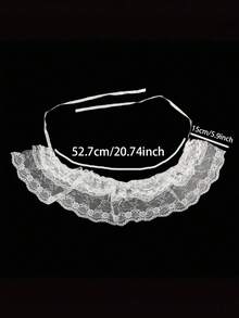 1件装女士蕾丝臀裙蕾丝下摆衬里裙摆可叠穿吊带迷你裙 - 多款式 - 查看 2