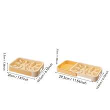 一款骨头形状的抽拉式二合一宠物碗，可同时喂食干猫粮和湿猫粮，方便存放，节省空间，防滑，防溢，易于清洁。 - 300ml - 查看 2