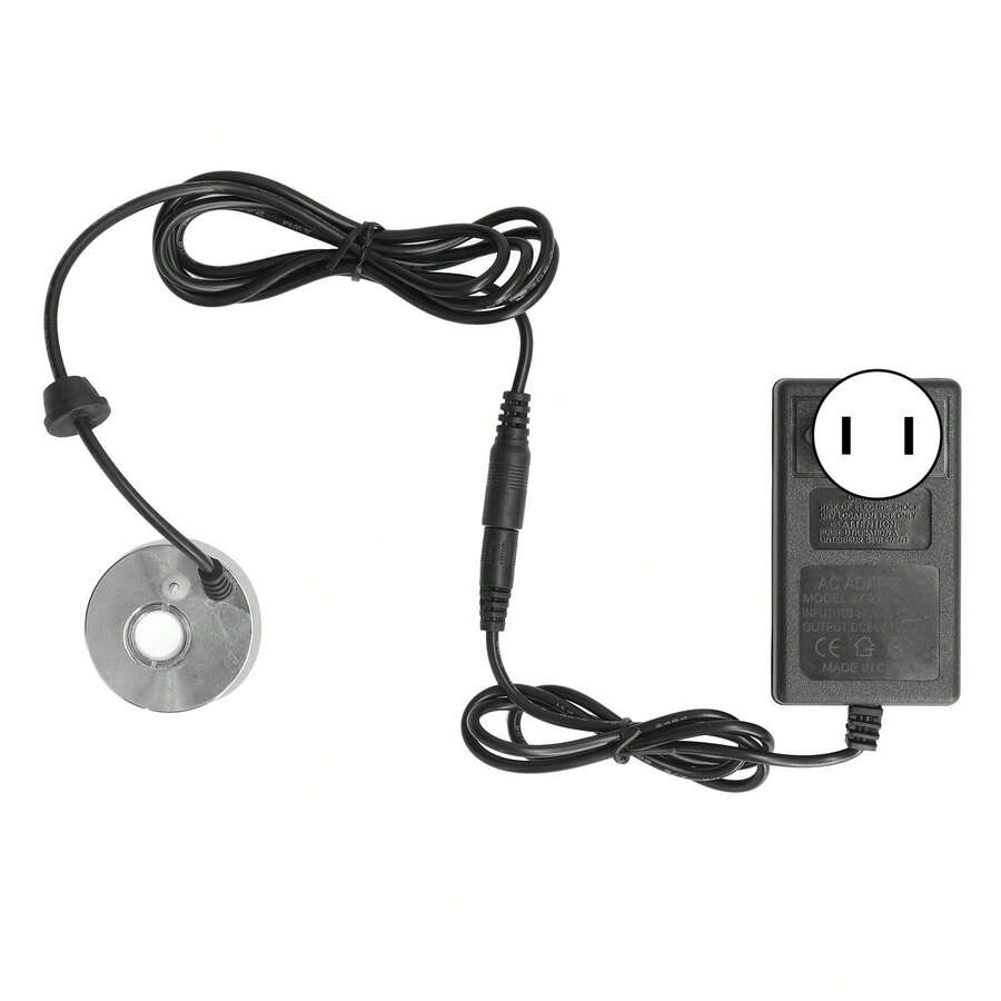 Máquina de fuente de niebla fría con atomizador ultrasónico de aleación de aluminio, adecuada para estanques, rocallas, peceras y jarrones - 1PC - Ver 1