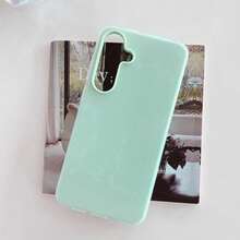 Luxury Candy 2合1 磨砂硬殼手機保護殼，相容 S26 Ultra S25 Ultra A57 A37 A56 A55 A54 A53 A35 A17 A07 A27 A36 A26 A16 S25 FE - 青色 - 查看 7