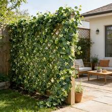 Doraeyun 4/6pcs Artificial Eucalyptus Vines, UV-Resistant, Faux Textured Foliage, Simulated Hanging Plants, Wedding Venue Garden Home Decor, Indoor Decoration, Outdoor Garden Decor, No Maintenance Required - Multicolor - View 10