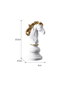 Mini International Chess Piece Set, King, Queen, Knight, Bishop, Crafts, Miniature Figurines, Home Decor, Desktop Ornament Accessories - Multicolor - View 14