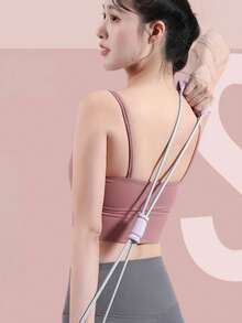 1根8字形阻力带，瑜伽胸背拉伸拉绳，健身器材 - 彩色 - 查看 2