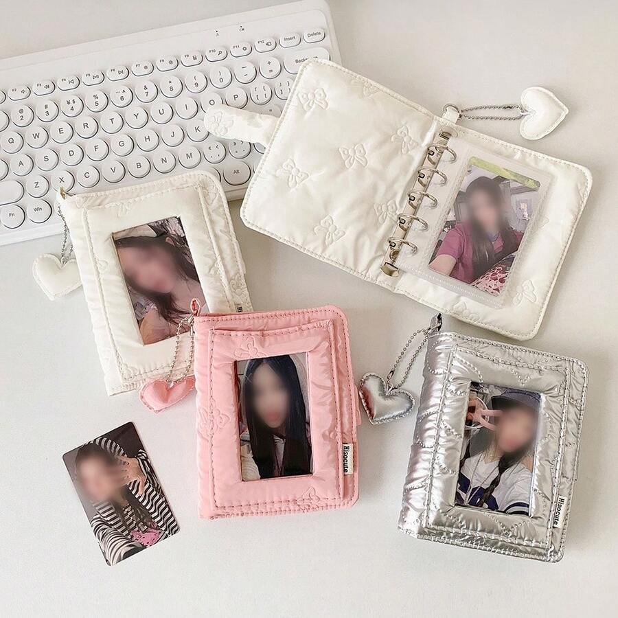 1pc Butterfly Loose-Leaf Photo Album M5 Mini Instant Camera 3-Inch Photo Storage Album, Idol Card Holder