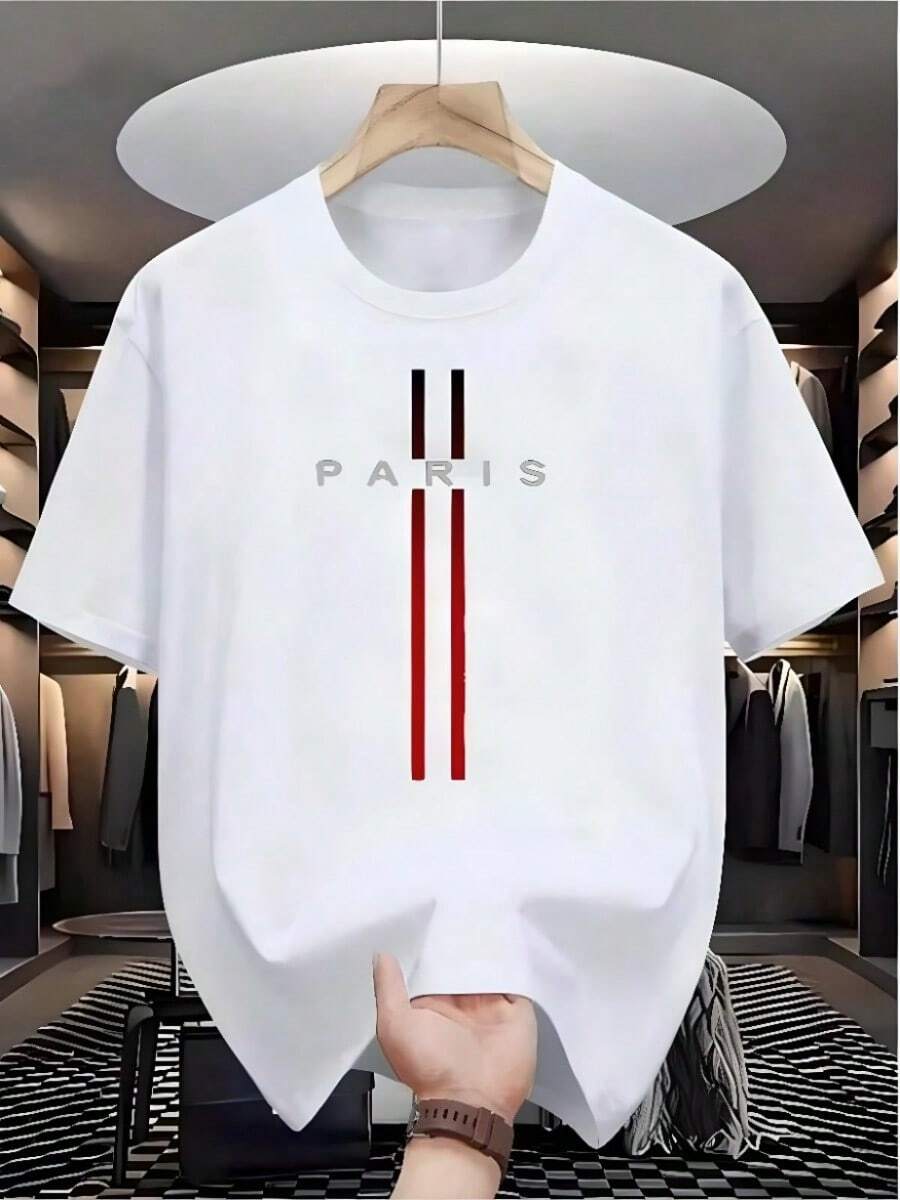 Ropa De Hombre Christmas Men 2026 True Religions Women's T Shirt Short SLEEs Ve Cotton Tees Luxury Brand T-Shirt Men Women High Quality Y2k Tops Streetwear S-5X - Noir et Blanc - Voir 1