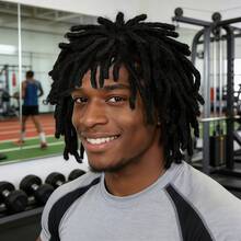 Tóc giả ngắn màu đen kiểu dreadlock cho nam, tóc giả dreadlock tổng hợp trông tự nhiên cho nam và nữ, tóc giả bob xoăn thời trang có mái cho các dịp lễ hội, hóa trang, rapper hip hop, tiệc theo chủ đề, trang phục punk disco rocker, mặc hàng ngày, biểu diễn sân khấu và chụp ảnh, dễ lắp đặt, bền và dễ bảo quản. - Nhiều màu - Xem 6