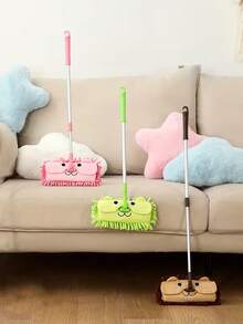 1 Set Cute Mini Broom And Mop Combo, Household Broom And Mop Set, Cleaning Supplies, Cleaning Tools - A - View 7