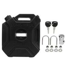 5L 1.3 Gallon Gas Can Fuel Oil Petrol Storage Cans Black Emergency Backup Tank for Car Motorcycle UTV ATV Dirt Bike With Bracket - Bidones para almacenar aceite y gasolina - Ver 10