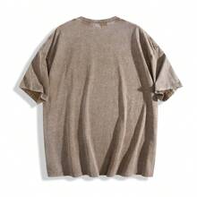 Women's Tops Letter Tee Graphic T-Shirts, Women Teens Oversized Graphic Tee Shirts Y2k Short Sleeve Floral Aesthetic Tshirt Top Summer Cute Preppy Clothes-For Women, Holiday, Vacation,Daily Casual Fashion And Versatility. - 棕色 - 查看 3