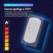 MOREKA MC-J06U 1 Pieza Cargador Multicontactos Con 4 Salidas 4 Usb - Tipo de Enchufe B USA (110-127V) - Ver 8