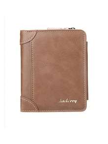 13 Card Slots Men's Wallet, Retro Faux Leather Trifold Wallet With Zipper Coin Pocket - Multicolor - View 6