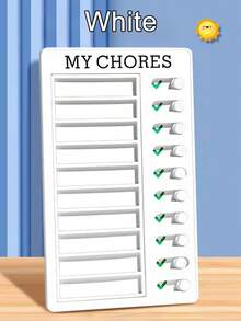 1pc/To-Do List Board, Removable & Reusable Portable Household Checklist Memo Board, DIY Message, Family Travel Plan Reminder, Daily Work Plan Task List, Exercise & Fitness, Complete Tasks Notebook (Random Shipment Of New & Old Versions) - Multicolor - View 7