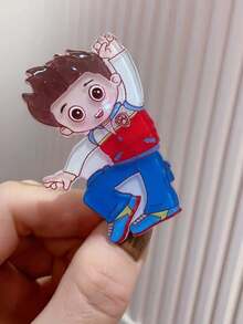 Paw Patrol Phụ kiện tóc hình gấu bông hoạt hình bằng acrylic cho bé gái, kiểu dáng dễ thương Châu Âu và Mỹ. Kẹp tóc hình chó. - Nhiều màu - Xem 7