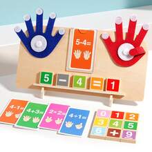 Juego de aprendizaje de matemáticas con ábaco de madera Montessori para bebés, juguete educativo de ayuda para la enseñanza, regalo para niños y niñas, nueva llegada 2026 - Multicolor - Ver 7