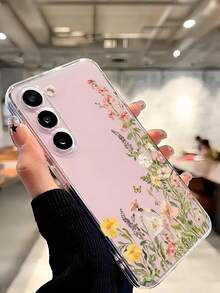 1个精美花卉蝴蝶软壳手机壳，兼容华为荣耀、Galaxy A04e/12/A13/A14/A34/A50/A52/A53/A54/S21/S22/S23/S24/S25/S25Ultra/S25FE/S26/S26 Plus/S26 Ultra/S26 Edge、6A/7A/8A、12T/13T/15T/15T Pro，国际版，非国内版 - 無色 - 查看 7