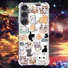 Personalized Case Cover (3826) CUTE KITTENS For GALAXY, NOTE, 20, ULTRA, PLUS, S25, S24, FE, S23, S22, 5G, S21, S20, 4G, S10, S10E, S9, S8, A73, A72, A70, A71, A56, A55, A54, A53, A52, A51, A50, A36, A35, A34, A33, A32, A30S, A30, A31, A26, A25, A24, A23, A22, A21S, A20S, A20, A17, A16, A15, A14, A13, A12, A11, A10, A10S, A07, A06, A05S, A05, A04S, A04E, A04, A03S, A03, CORE, A02, A01, M62, M55, M54, M53, M52, M51, M35, M34, M31, M23, M21S, M15, M14 - 無色 - 查看 1