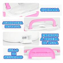 Lonchera Portátil Eléctrica Calefacción de Alimentos Comida Caliente Trabajo Oficina Escuela Viaje Uso Diario - azul real - Ver 4