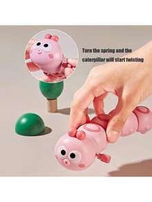1 pieza Oruga de movimiento oscilante a cuerda, juguete sensorial, movimiento de sacudida, sin electricidad, sin plumas, adecuado para regalos de cumpleaños, graduación, aniversario y días festivos - Ideal para Año Nuevo, Navidad y temporada de graduación - Multicolor - Ver 4
