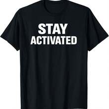 Custom Fitz For Fitzgerald Stay Activated T-Shirt - Black 4 - View 2
