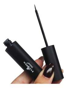 Delineador de Ojos de  Italia Líquido Delineador Perfecto Negro Mate Calidad Premium - 201 negro - Ver 6