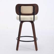 Sgabelli bar - Beige + Pelle PU + Schiuma-1 - Visualizzare 6