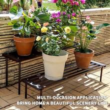 Plant Stand, Rustproof Aluminum Flower Pot Stand, Plants Display Stands Decoration Racks For Living Room Balconies And Gardens 60 Ebony - 60Ebony - View 7